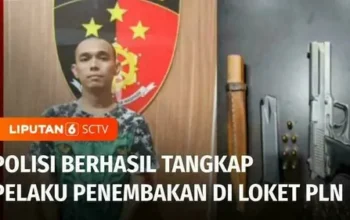 VIDEO: Pelaku Pembunuhan di Loket PLN Ditangkap, Polisi Sita Senjata Rakitan