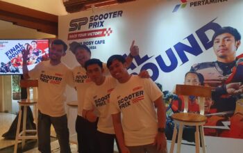 Cuaca Tak Menentu Jadi Tantangan Pembalap di Babak Final Scooter Prix 2024