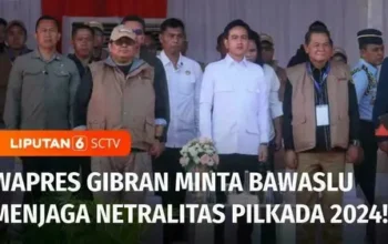 VIDEO: Wapres Gibran Tegaskan Bawaslu harus Netral di Pilkada 2024