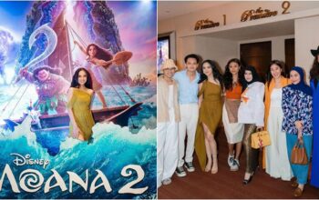 6 Potret Lyodra Ginting di Premiere Film Moana 2, Ditemani Randy Martin