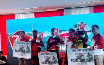 Kejuaraan Jetski Panglima TNI Cup 2024 Sukses Raih Rekor MURI