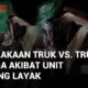 VIDEO: Detik-detik Kecelakaan Truk vs. Truk, Diduga Akibat Unit Kurang Layak