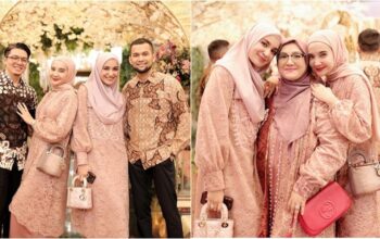 6 Potret Zaskia dan Shireen Sungkar Kondangan Bareng, Kompak dengan Keluarga Besar