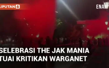 VIDEO: Selebrasi The Jak Mania di Jalan Solo Yogyakarta Tuai Kritikan Warganet