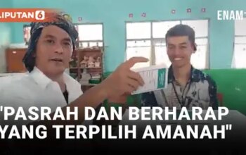 VIDEO: Dicky Candra Nyoblos Bareng Istri, Pasrah dan Berharap yang Terpilih Amanah