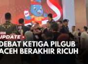 Curiga Lawan Pakai Alat Bantu, Debat Ketiga Pilgub Aceh Berakhir Ricuh