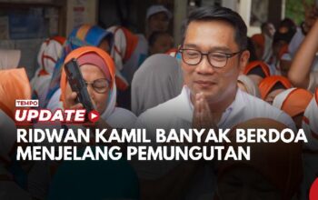 Ridwan Kamil Mengaku Banyak Berdoa Menjelang Pemungutan, Siap Menang Siap Kalah