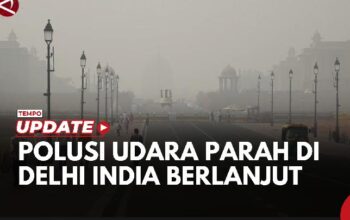 Polusi Udara Parah di Delhi India Berlanjut, Sekolah dan Kampus Ditutup