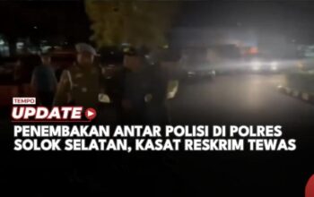 Penembakan Antar Polisi di Polres Solok Selatan, Kasat Reskrim Tewas