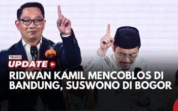 Pencoblosan Suara Pilkada Jakarta: Ridwan Kamil di Bandung, Suswono di Bogor