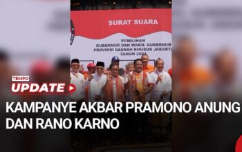 Kampanye Akbar Pramono Anung dan Rano Karno, Bakal Selesaikan Masalah di 100 Hari