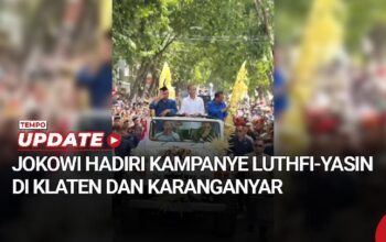 Jokowi Hadiri Kampanye Luthfi-Yasin di Klaten dan Karanganyar