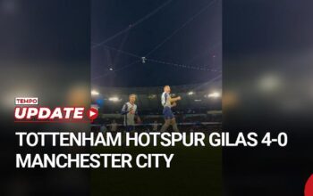 Tottenham Hotspur Gilas 4-0 Manchester City di Etihad Stadium