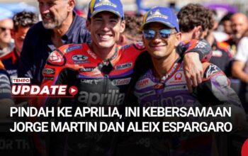 Pindah ke Aprilia, Ini Kebersamaan Jorge Martin dengan Aleix Espargaro