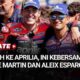 Pindah ke Aprilia, Ini Kebersamaan Jorge Martin dengan Aleix Espargaro