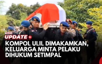 Kompol Ryanto Ulil Anshar Dimakamkan, Keluarga Minta Pelaku Dihukum Setimpal