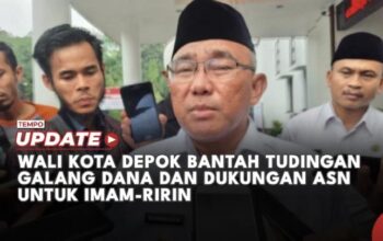 Wali Kota Depok Bantah Tudingan Galang Dana dan Dukungan ASN untuk Imam-Ririn