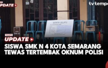 Siswa SMK N 4 Kota Semarang Tewas Tertembak Polisi