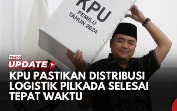 KPU Pastikan Distribusi Logistik Pilkada Selesai Tepat Waktu Sebelum Pencoblosan