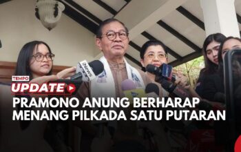 Coblos Bareng Keluarga, Pramono Anung Berharap Menang Pilkada Satu Putaran