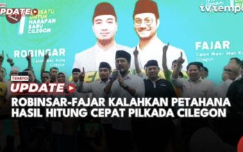 Robinsar – Fajar Kalahkan Petahana Hasil Hitung Cepat Pilkada Cilegon