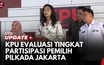 KPU Evaluasi Tingkat Partisipasi Pemilih Pilkada Jakarta yang Rendah