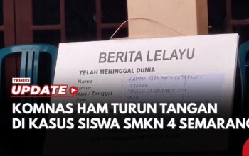 Komnas HAM Kirim Tim untuk Usut Kasus Penembakan Siswa SMKN 4 Semarang