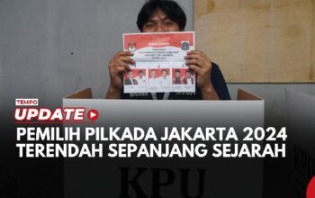 Disebut Terendah Sepanjang Sejarah, Berapa Jumlah Partisipasi Pemilih Pilkada Jakarta 2024?