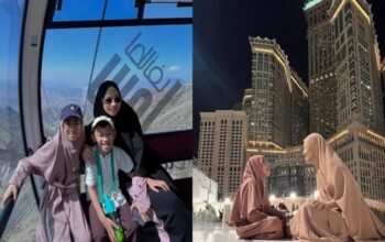 Poppy Bunga Ajak Anaknya Umrah, Disebut Family Goals