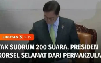 VIDEO: Tak Kuorum! 200 Suara Gagal Capai Batas, Presiden Korea Selatan Selamat dari Pemakzulan