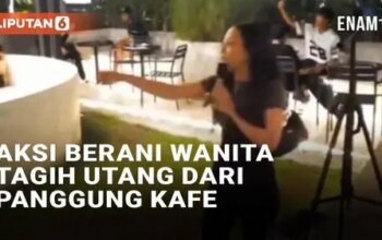 VIDEO: Bukan Nyanyi, Wanita Ini Tagih Utang ke Temannya dari Panggung Kafe