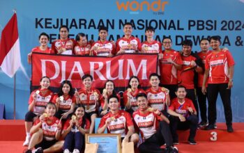 Hasil Kejurnas PBSI 2024: Gebuk Exist Badminton Club, Djarum Kudus Juara