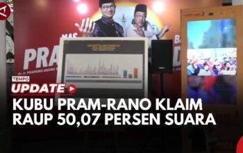 Kubu Pramono-Rano Klaim Meraup 50,07 Persen Suara di Pilkada Jakarta, Unggul di 42 Kecamatan