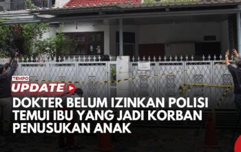 Kasus Pembunuhan Ayah dan Nenek, Dokter Belum Izinkan Polisi Temui Ibu