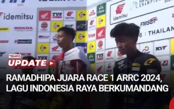 Kiandra Ramadhipa Juara Race 1 ARRC 2024, Pembalap Indonesia Dominasi Kelas AP250