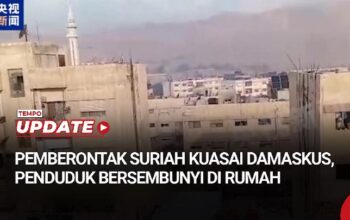 Suasana Mencekam, Pemberontak Suriah Kuasai Damaskus