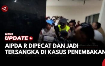 Aipda R Dipecat dan Jadi Tersangka dalam Kasus Penembakan SIswa SMK di Semarang