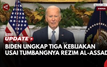 Biden Langsung Buat Tiga Kebijakan Usai Rezim Al-Assad Tumbang di Suriah