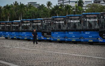 PT TransJakarta Luncurkan 200 Bus Listrik