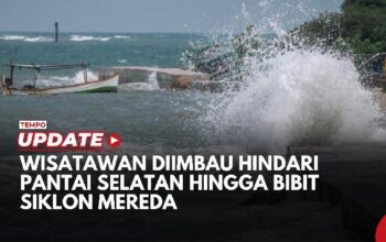 Wisatawan Diimbau Hindari Kawasan Pantai Selatan Indonesia hingga Bibit Siklon Mereda