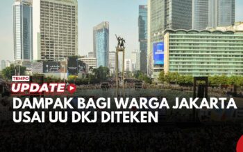 UU DKJ Sudah Diteken Prabowo, Apa Dampaknya bagi Warga Jakarta?