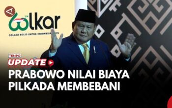 Pilkada Serentak Dinilai Mahal, Prabowo Ingin Perubahan Sistem yang Lebih Hemat